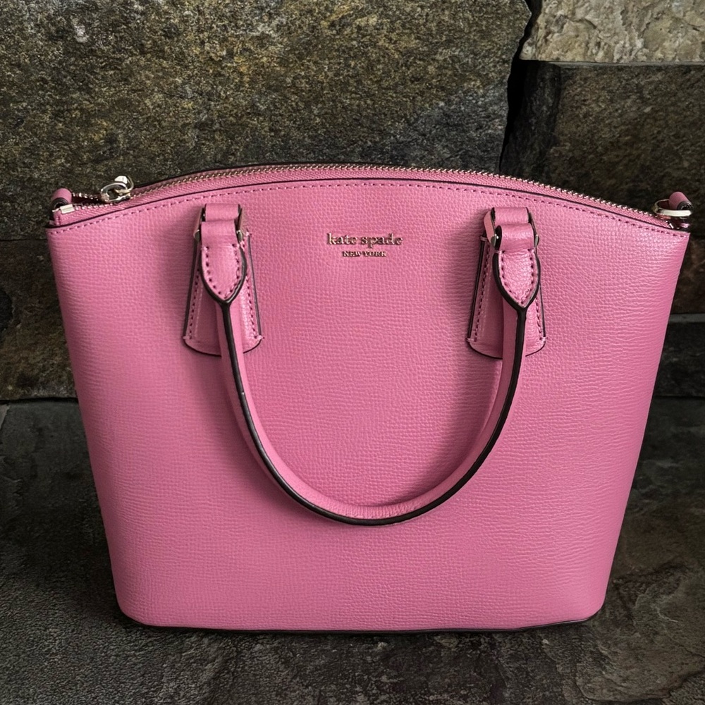 Kate Spade Leather Satchel Crossbody Bag - Picture 12 of 13